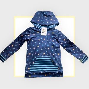 Boys Stars and Stripes 3-6 months & 5/6 Blue Long Sleeved Hoodie with pocket